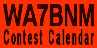 WA7BNM Contest calendar